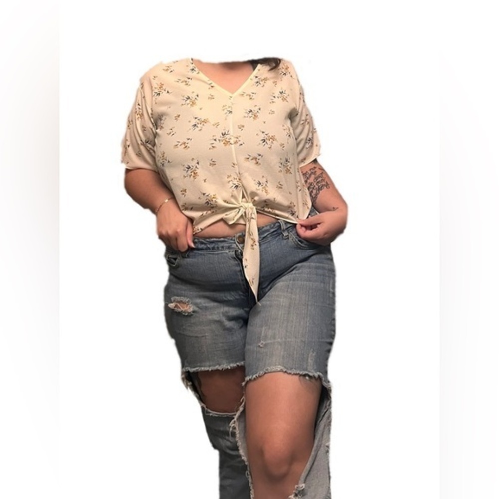 Le Kate Floral Print Top